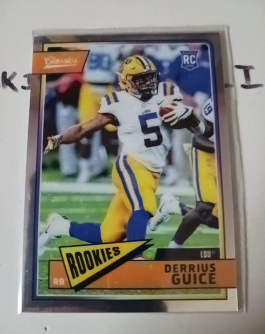 2018 Panini Classics Rookies #Derrius Guice — front