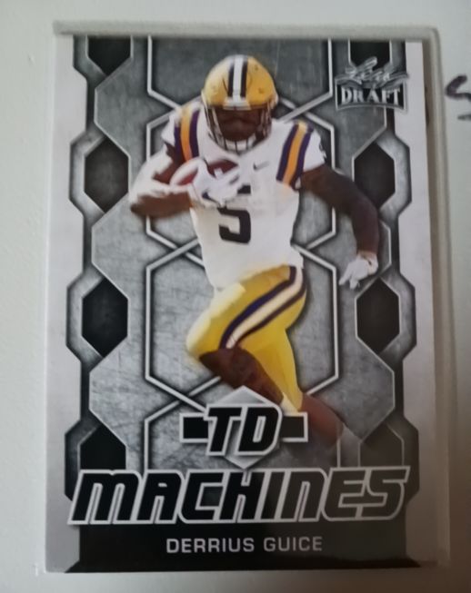 2018 Leaf Draft TD Machines #TD-06 Derrius Guice — front
