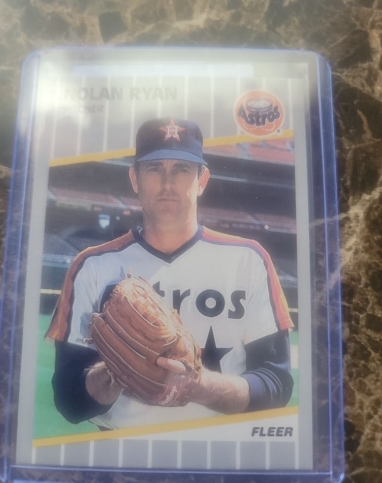 1989 Fleer #368 Nolan Ryan Houston Astros — front