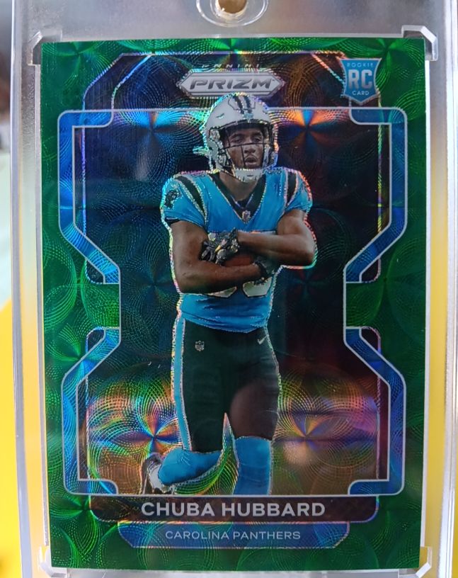 2021 Panini Prizm #355 Chuba Hubbard — front