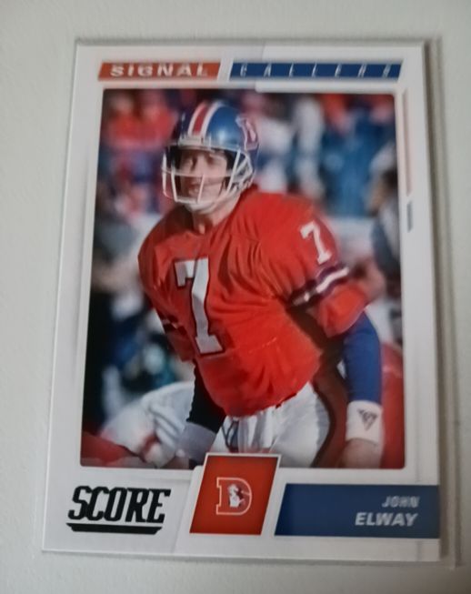 2017 Score Signal Callers #10 John Elway — front