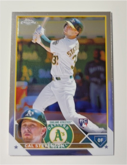 2023 Topps Chrome #199 Cal Stevenson — front