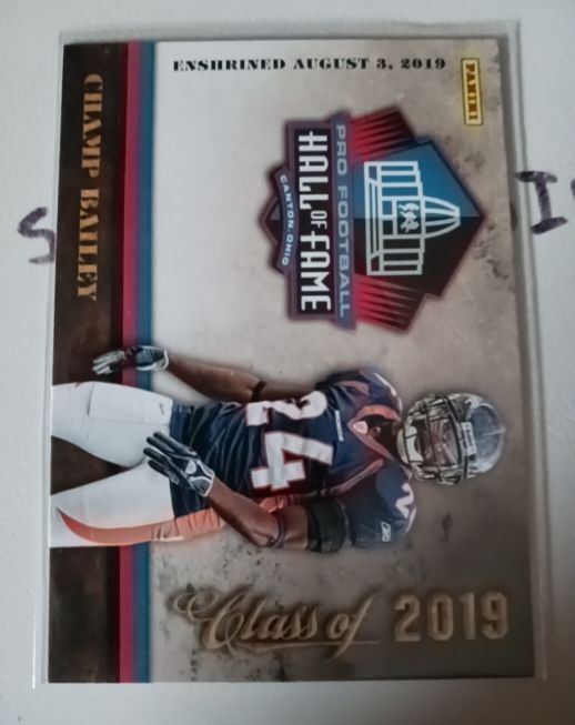 2019 Panini Pro Football Hall of Fame #2 Champ Bailey — front