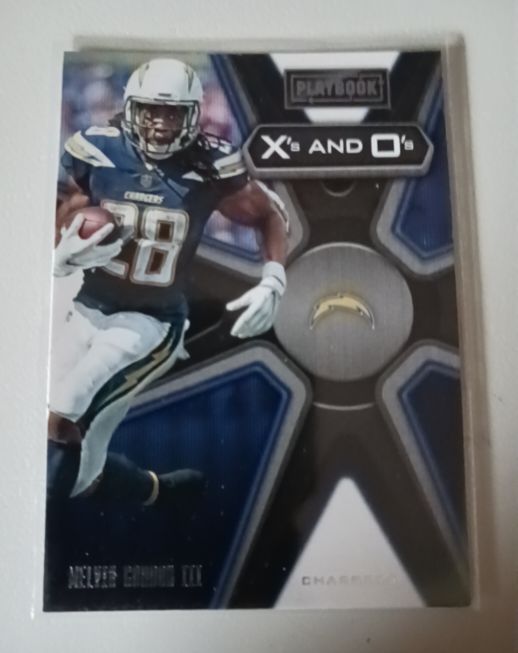 2019 Panini Playbook X's and O's #10 Melvin Gordon III — front