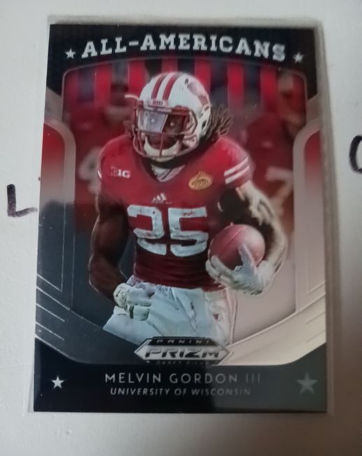 2019 Panini Prizm Draft Picks All-Americans #81 Melvin Gordon III — front
