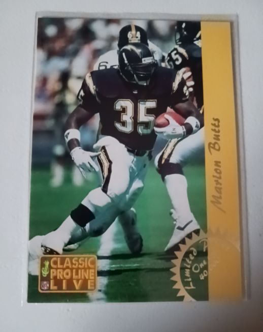 1993 Classic Pro Line Live LP20 Marion Butts — front