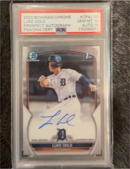 2023 Bowman Chrome #CPA-LGD Luke Gold — front