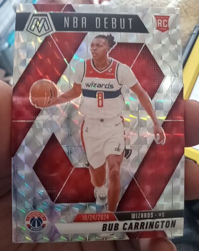 2024-25 Panini Mosaic NBA Debut #259 Bub Carrington — front