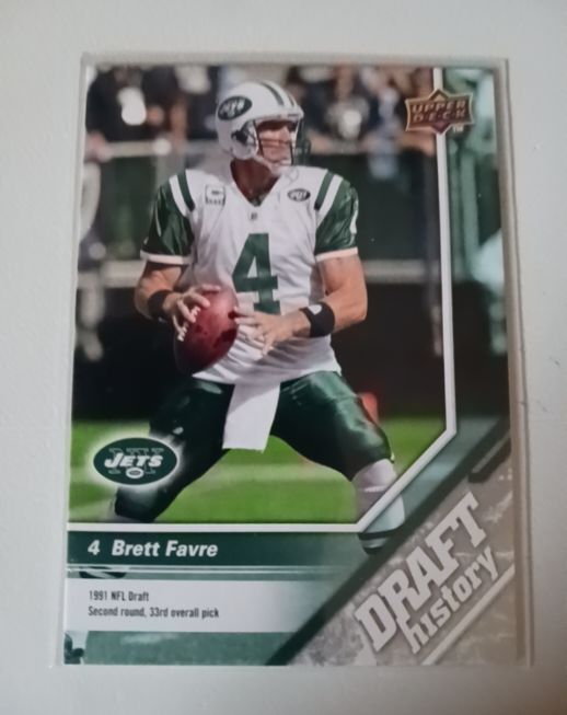 2009 Upper Deck Draft Edition #152 Brett Favre — front