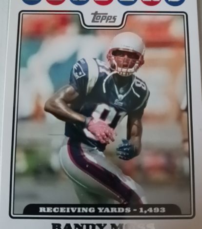 2008 Topps #293 Randy Moss — front