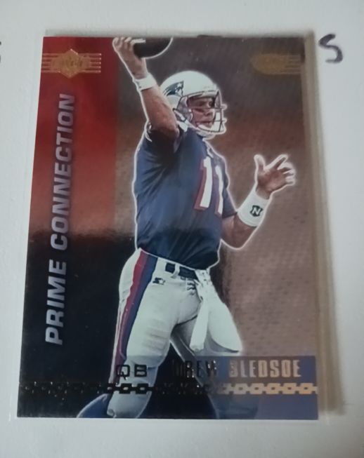 1999 Collector's Edge Advantage #PC6 Drew Bledsoe Prime Connection — front