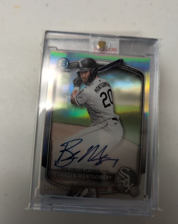 2025 Bowman Chrome #CPA-BM Braden Montgomery — front