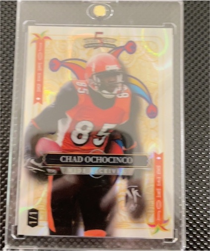 2024 Wild Card 5 Card Draw #5 Chad Ochocinco — front