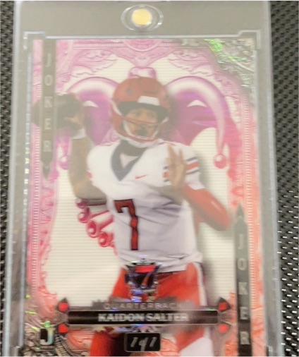2024 Wild Card 7 Card Studs Jokers Wild #7JW-KS Kaidon Salter — front