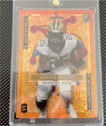 2023 Wild Card 5 Card Draw Joker Kendre Miller — front