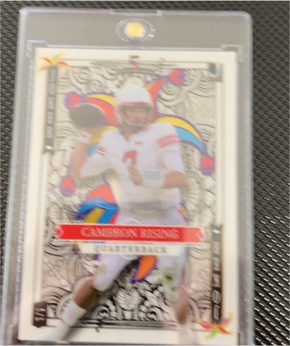2023 Wild Card 5 Card Draw Cameron Rising White Joker — front