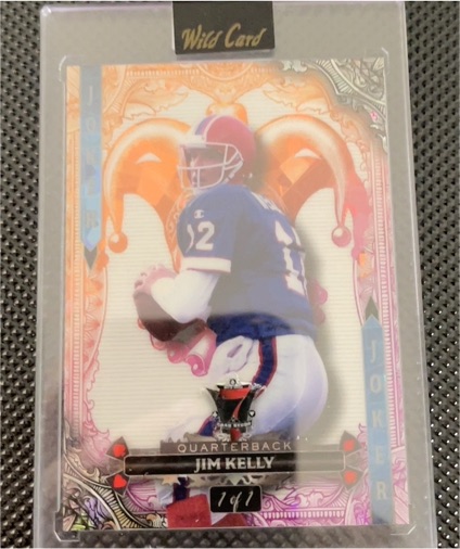 2024 Wild Card 7 Card Studs Joker #7JW-JK Jim Kelly — front