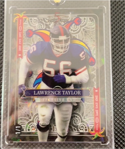 2024 Wild Card Stacked Deck Joker Lawrence Taylor — front