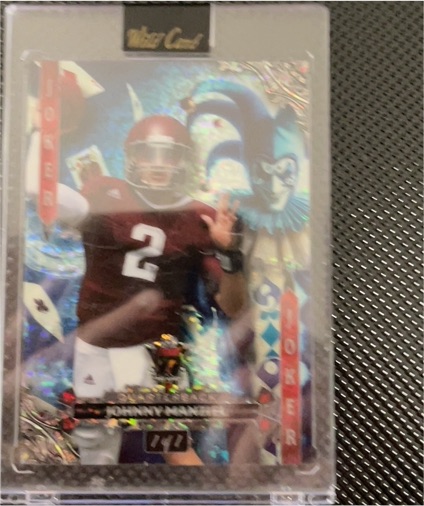 2024 Wild Card 7 Card Studs Johnny Manziel White Joker — front