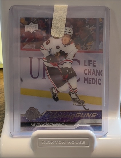 2023-24 Upper Deck Series 2 #486 Kevin Korchinski Young Guns Rookie Card — front