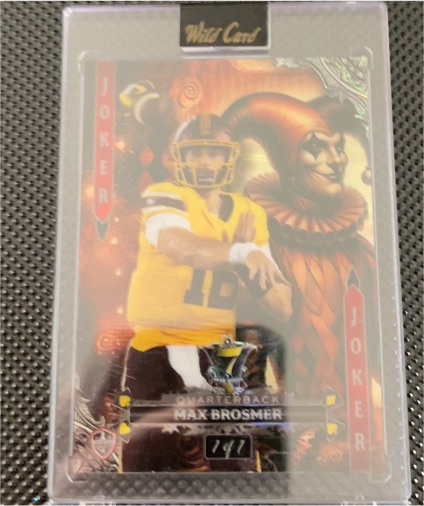 2024 Wild Card 7 Card Studs Joker #7JW-MB Max Brosmer — front