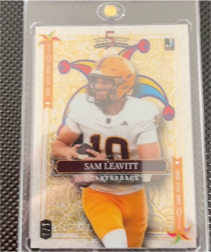 2024 Wild Card 5 Card Draw Stacked Deck #Joker Sam Leavitt — front
