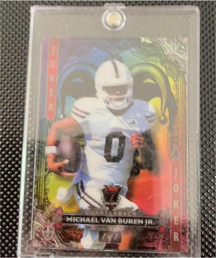 2024 Wild Card 7 Card Studs Jokers Wild #7JW-MVB Michael Van Buren Jr. — front