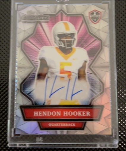 2021 Wild Card Alumination #ANBC-A Hendon Hooker — front