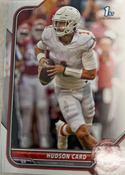 2022 Bowman University #46 Hudson Card — front