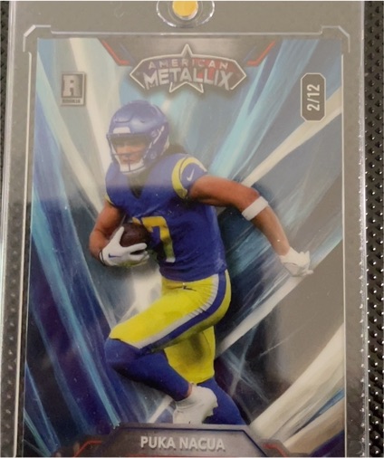2024 Wild Card American Metallix #2 Puka Nacua — front