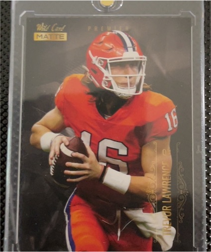 2021 Wild Card Matte Premier #MBC-1 Trevor Lawrence — front