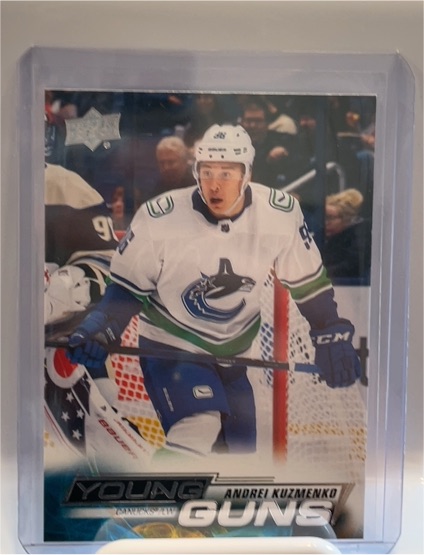 2022-23 Upper Deck Series 2 Young Guns #465 Andrei Kuzmenko — front