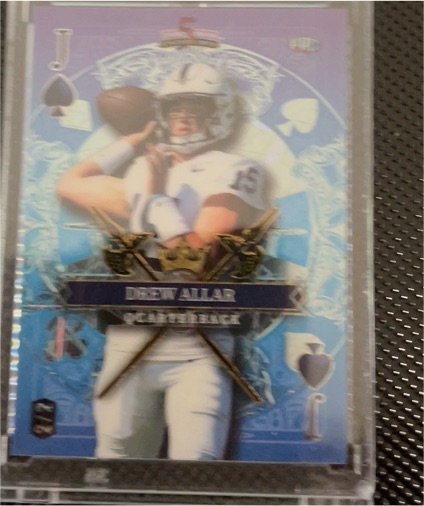 2024 Wild Card 5 Card Draw Stacked Deck Drew Allar #SDPS-DAN — front