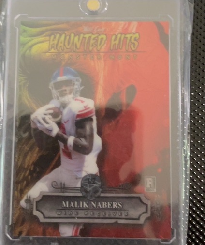 2024 Wild Card Haunted Hits #HHW-MN Malik Nabers — front