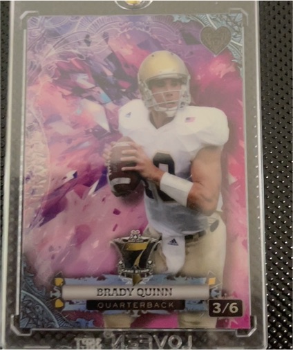 2024 Wild Card 7 Card Studs Brady Quinn — front