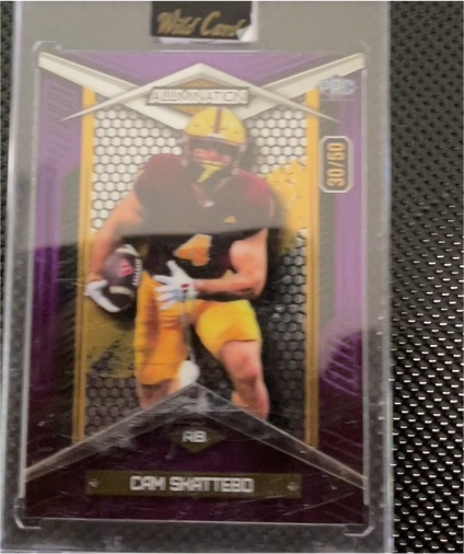 2024 Wild Card Alumination #BC-CS Cam Skattebo — front