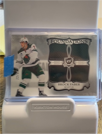 2023-24 Upper Deck The Cup Foundations Quad Jersey #F-BF Brock Faber — front