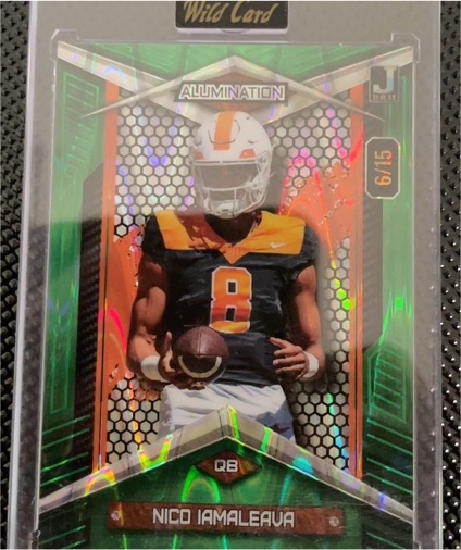 2024 Wild Card Alumination #6/15 Nico Iamaleava — front