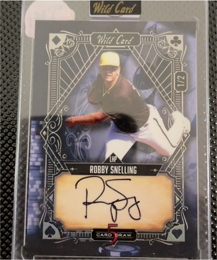 2023 Wild Card 5 Card Draw #5CDV-12 Robby Snelling — front