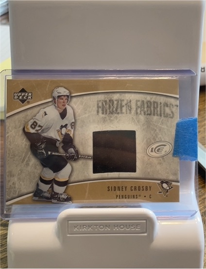 2005-06 Upper Deck Ice Frozen Fabrics #FF-SC Sidney Crosby — front
