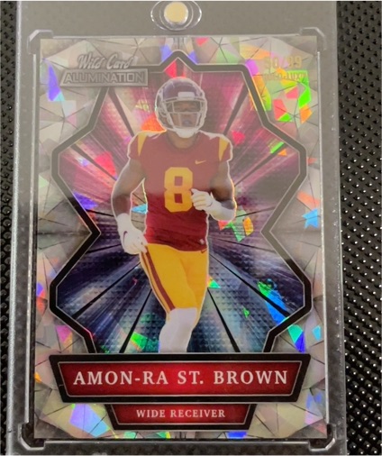 2021 Wild Card Alumination #ABC-68 Amon-Ra St. Brown — front