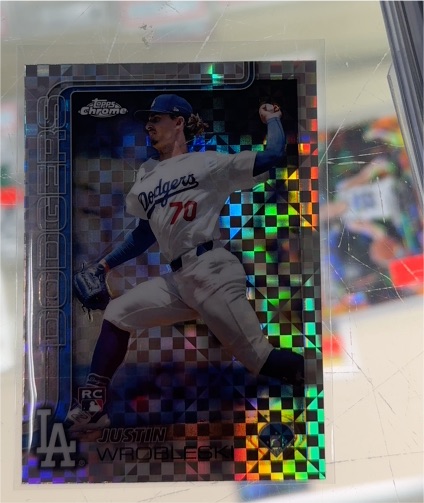 2025 Topps Chrome #38 Justin Wrobleski — front