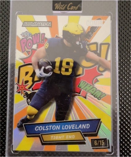 2024 Wild Card Alumination Comix #6/15 Colston Loveland — front
