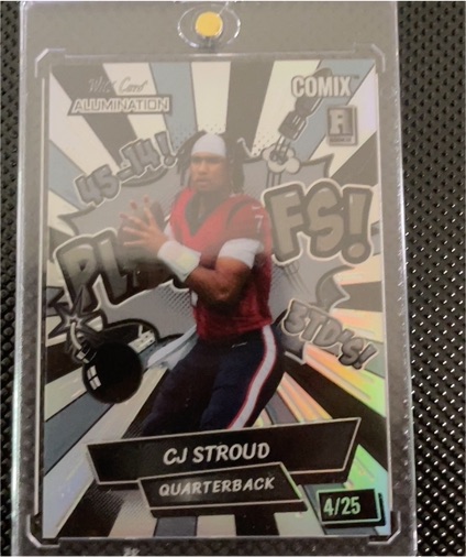 2023 Wild Card Alumination Comix Black Label #ACGP2-CS3 CJ Stroud — front