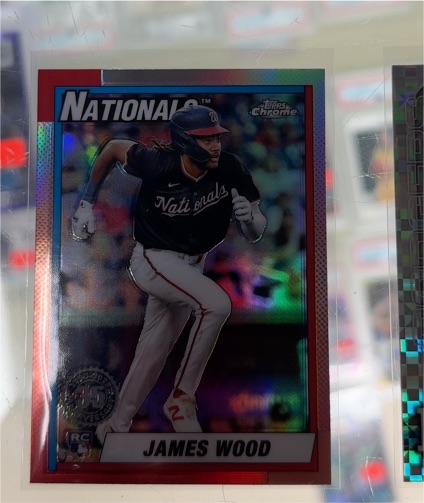 2025 Topps Chrome 35th Anniversary #90CB-15 James Wood — front