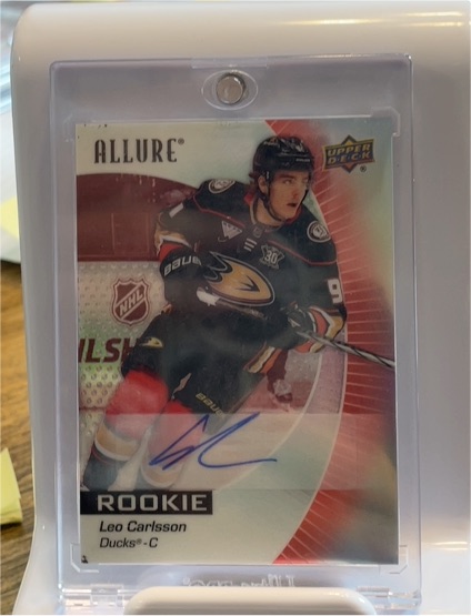 2023-24 Upper Deck Allure #? Leo Carlsson — front