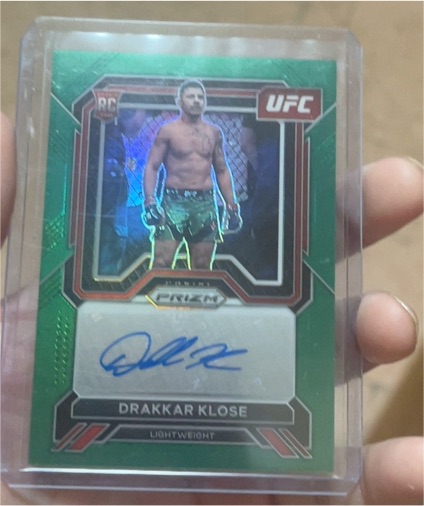 2023 Panini Prizm UFC #SA-DKL Drakkar Klose — front