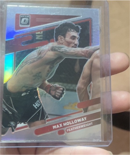 2022 Panini Donruss Optic UFC #38 Max Holloway — front
