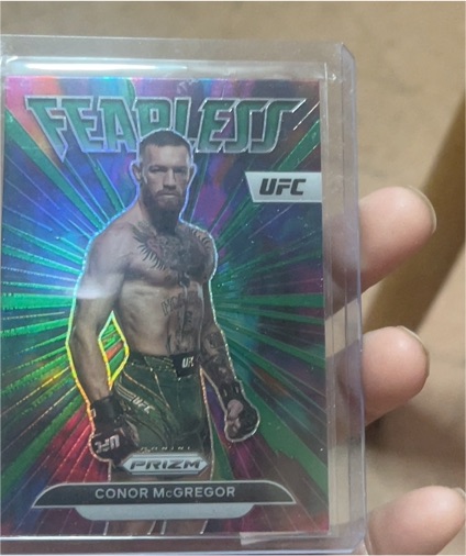 2023 Panini Prizm UFC #13 Conor McGregor Fearless — front
