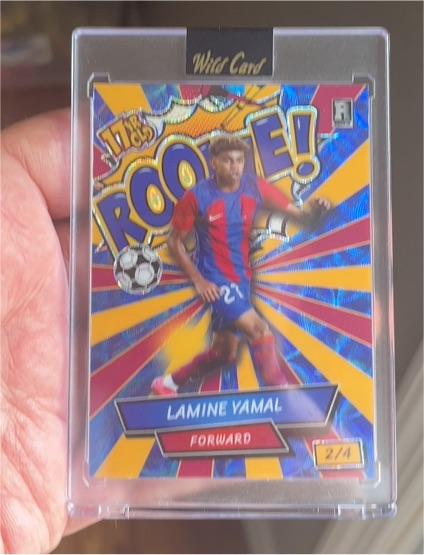 2024 Wild Card #2/4 Lamine Yamal Rookie — front